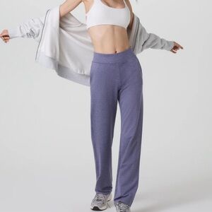 VUORI HALO STRAIGHT LEG TROUSERS SIZE LARGE COSMIC HEATHER NWT